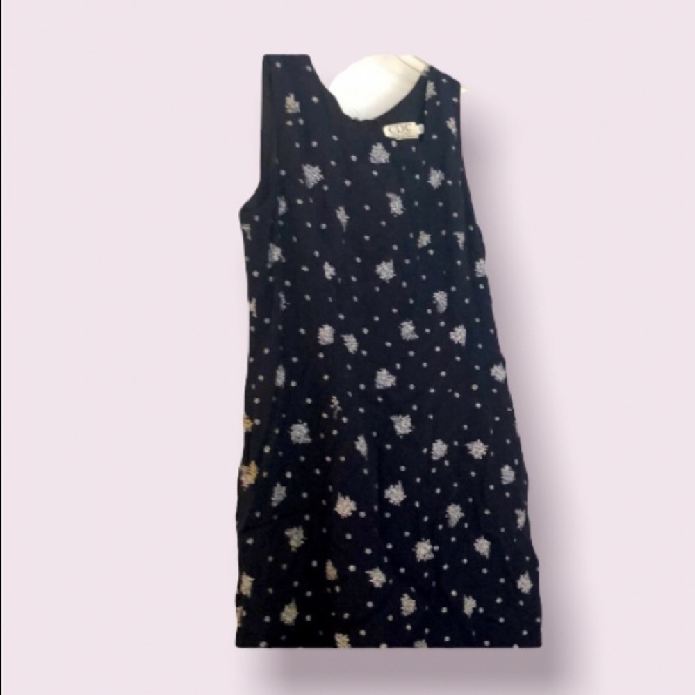 Womenโs floral blue dress. Size 12